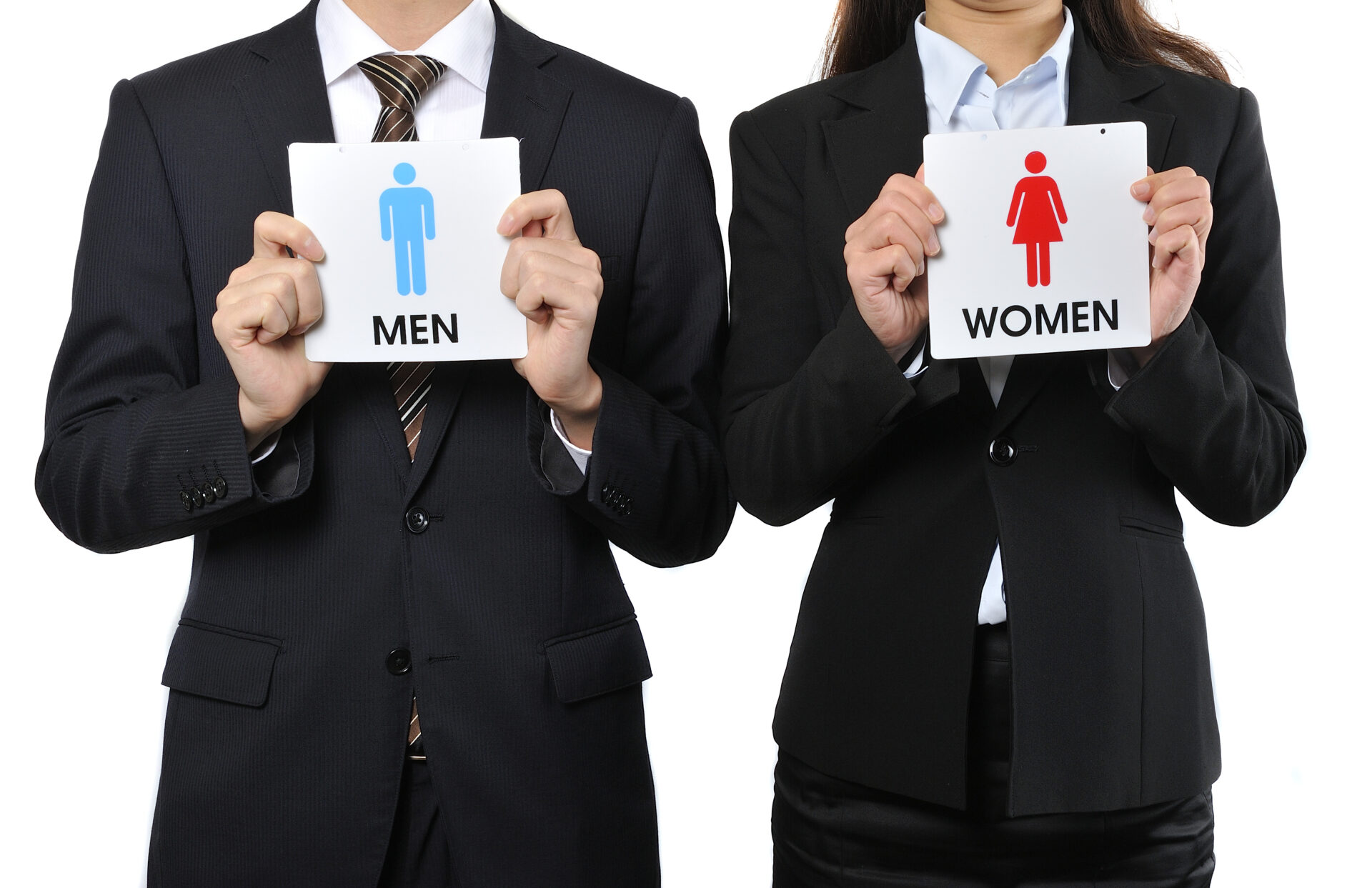 女性活躍推進やジェンダー平等をイメージする男女のロゴ